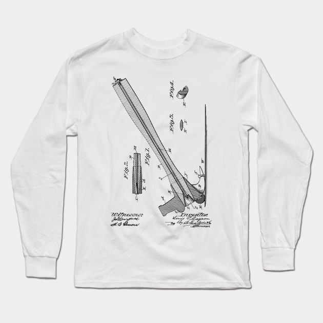 Hammer Vintage Patent Hand Drawing Long Sleeve T-Shirt by TheYoungDesigns